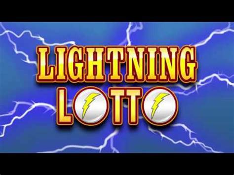 lighting lotto|lightning 50 50 winning numbers.